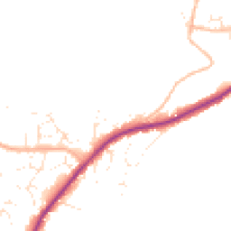 Daytime road noise heatmap for TQ14 8UW