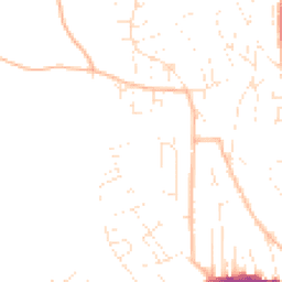 Daytime road noise heatmap for TQ14 9BN