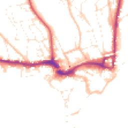 Daytime road noise heatmap for TQ14 9BT