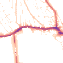 Daytime road noise heatmap for TQ14 9DG
