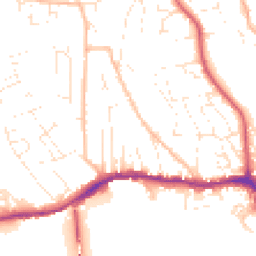 Daytime road noise heatmap for TQ14 9DH