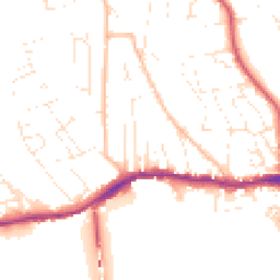 Daytime road noise heatmap for TQ14 9DL