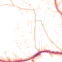 Daytime road noise heatmap for TQ14 9DU
