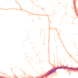 Daytime road noise heatmap for TQ14 9DY