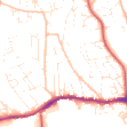 Daytime road noise heatmap for TQ14 9EA