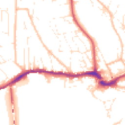 Daytime road noise heatmap for TQ14 9EG