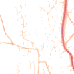 Daytime road noise heatmap for TQ14 9EZ