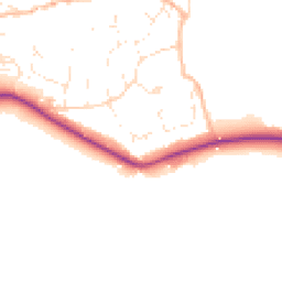 Daytime road noise heatmap for TQ14 9FD