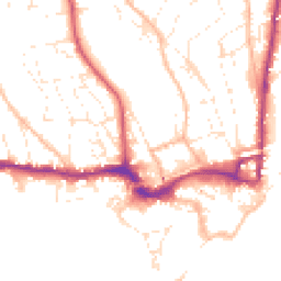Daytime road noise heatmap for TQ14 9HY