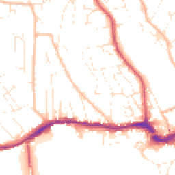 Daytime road noise heatmap for TQ14 9JJ