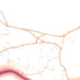 Daytime road noise heatmap for TQ14 9QS