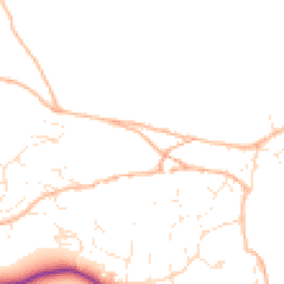 Daytime road noise heatmap for TQ14 9QT