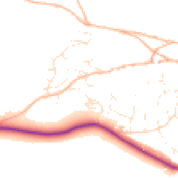 Daytime road noise heatmap for TQ14 9RY