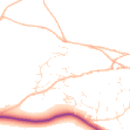 Daytime road noise heatmap for TQ14 9SG