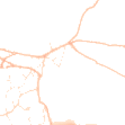 Daytime road noise heatmap for TQ14 9SR