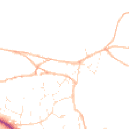 Daytime road noise heatmap for TQ14 9SU