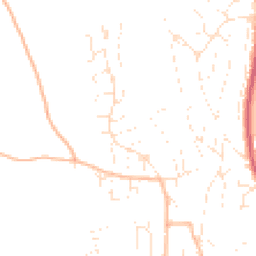 Daytime road noise heatmap for TQ14 9UP