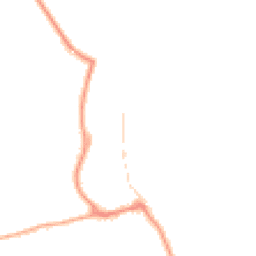 Night-time road noise heatmap for TQ7 1AB