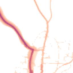Daytime road noise heatmap for TQ7 1AR