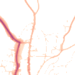 Daytime road noise heatmap for TQ7 1BB