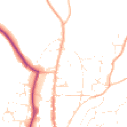 Daytime road noise heatmap for TQ7 1BH