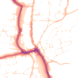 Daytime road noise heatmap for TQ7 1BL
