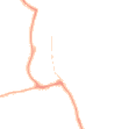 Night-time road noise heatmap for TQ7 1BL