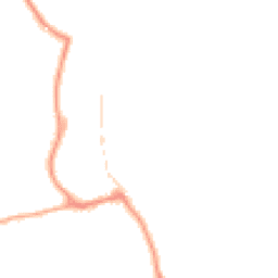 Night-time road noise heatmap for TQ7 1BT