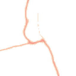 Night-time road noise heatmap for TQ7 1ED