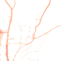 Daytime road noise heatmap for TQ7 1NQ