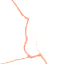 Night-time road noise heatmap for TQ7 1PS
