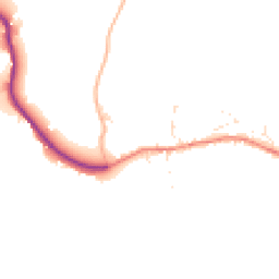 Daytime road noise heatmap for TQ7 2AE