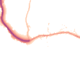 Daytime road noise heatmap for TQ7 2AF