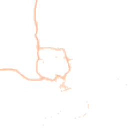 Daytime road noise heatmap for TQ7 2DD