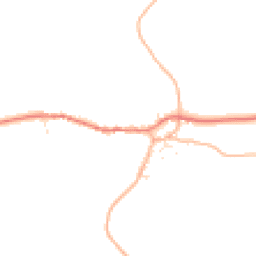 Daytime road noise heatmap for TQ7 2DQ
