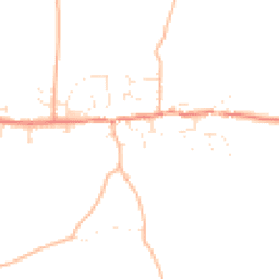 Daytime road noise heatmap for TQ7 2EZ