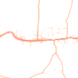 Daytime road noise heatmap for TQ7 2HX