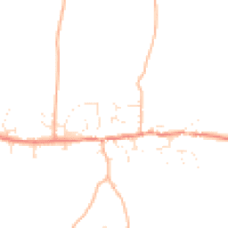 Daytime road noise heatmap for TQ7 2JJ