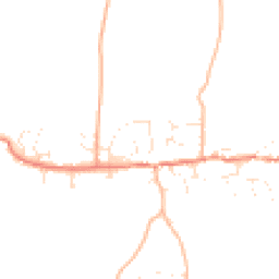 Daytime road noise heatmap for TQ7 2JN