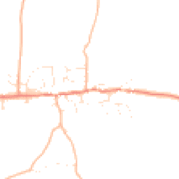 Daytime road noise heatmap for TQ7 2JR