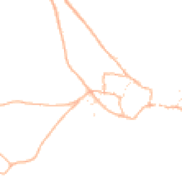Daytime road noise heatmap for TQ7 2PX