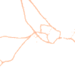 Daytime road noise heatmap for TQ7 2PY