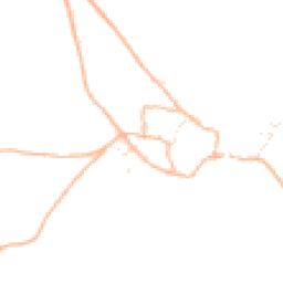 Daytime road noise heatmap for TQ7 2QA