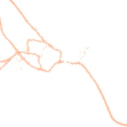Daytime road noise heatmap for TQ7 2QN