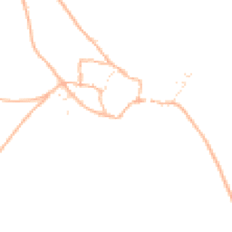 Daytime road noise heatmap for TQ7 2QU