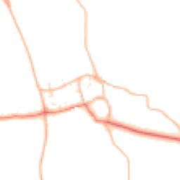 Daytime road noise heatmap for TQ7 2SY