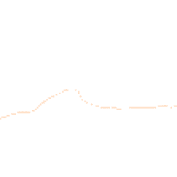 Night-time road noise heatmap for TQ7 2UA