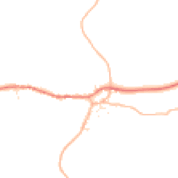 Daytime road noise heatmap for TQ7 2UT