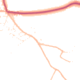 Daytime road noise heatmap for TQ7 3DE