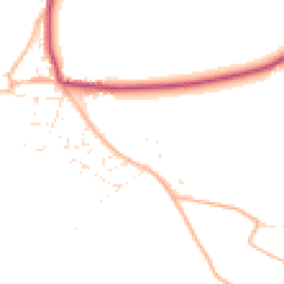 Daytime road noise heatmap for TQ7 3DG